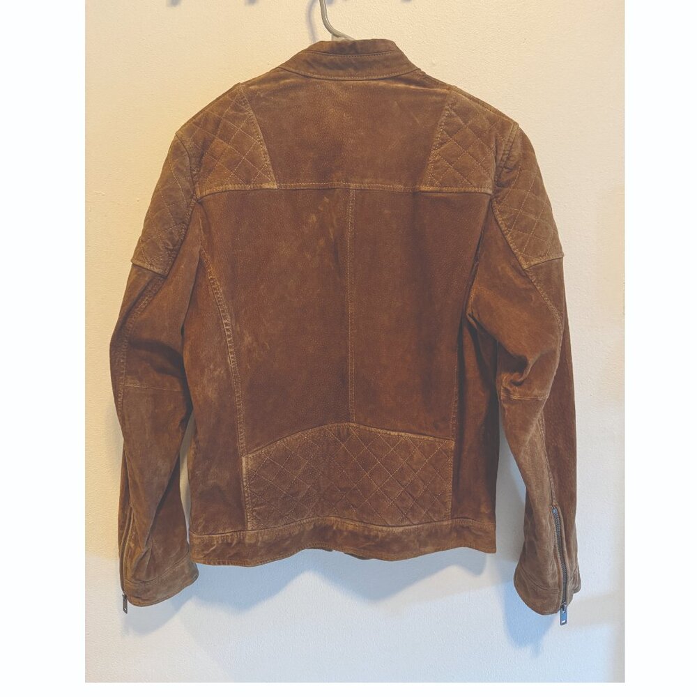 Express Suede Leather Jacket Small - image 3